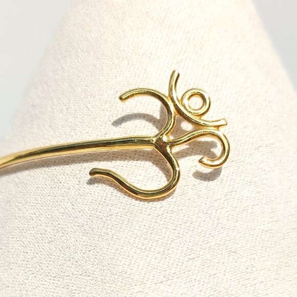 925 Sterling Silver Citrine Bangle Bracelet - Gift for Her - Picture 4 of 6